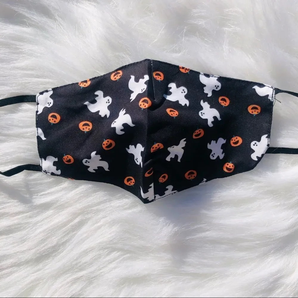 Brand New Halloween Kids Face Mask‎ One Size Adjustable Strap (KIDS MASK)